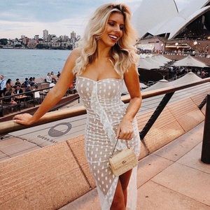 Majorelle Brady Dress White from Revolve